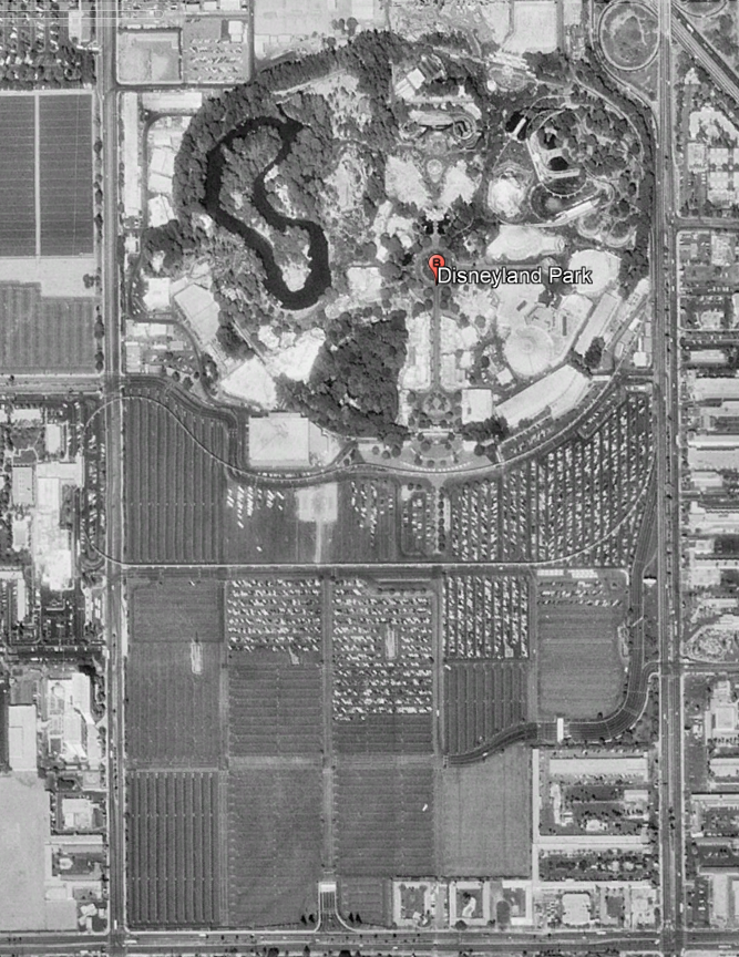 Proposed Site of westCOT in Disneyland Parking Lot