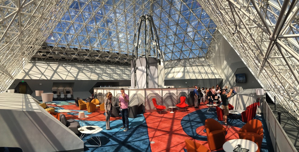 The new DVC Lounge was created in one of the Imagination Pavilion towers.