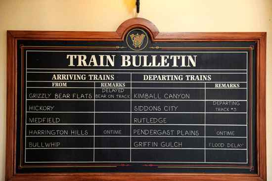 Train Bulletin - Main Street USA Secrets