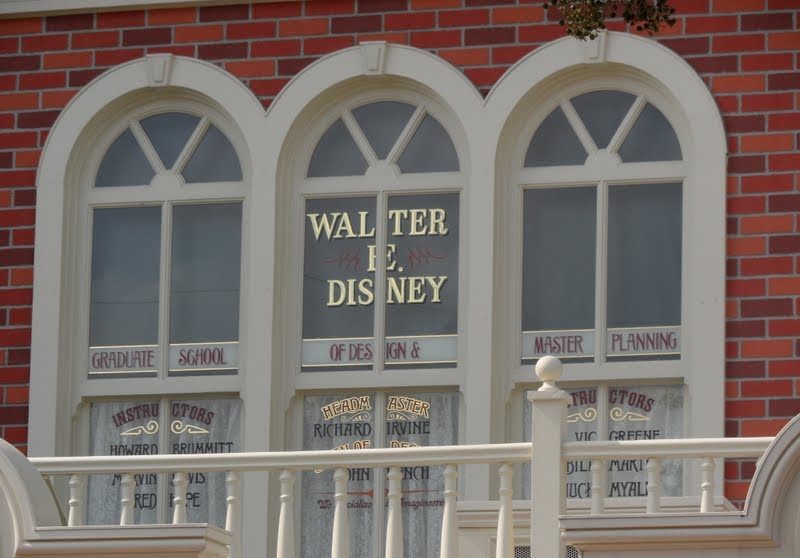 Walt Disney Window - Main Street USA Secrets