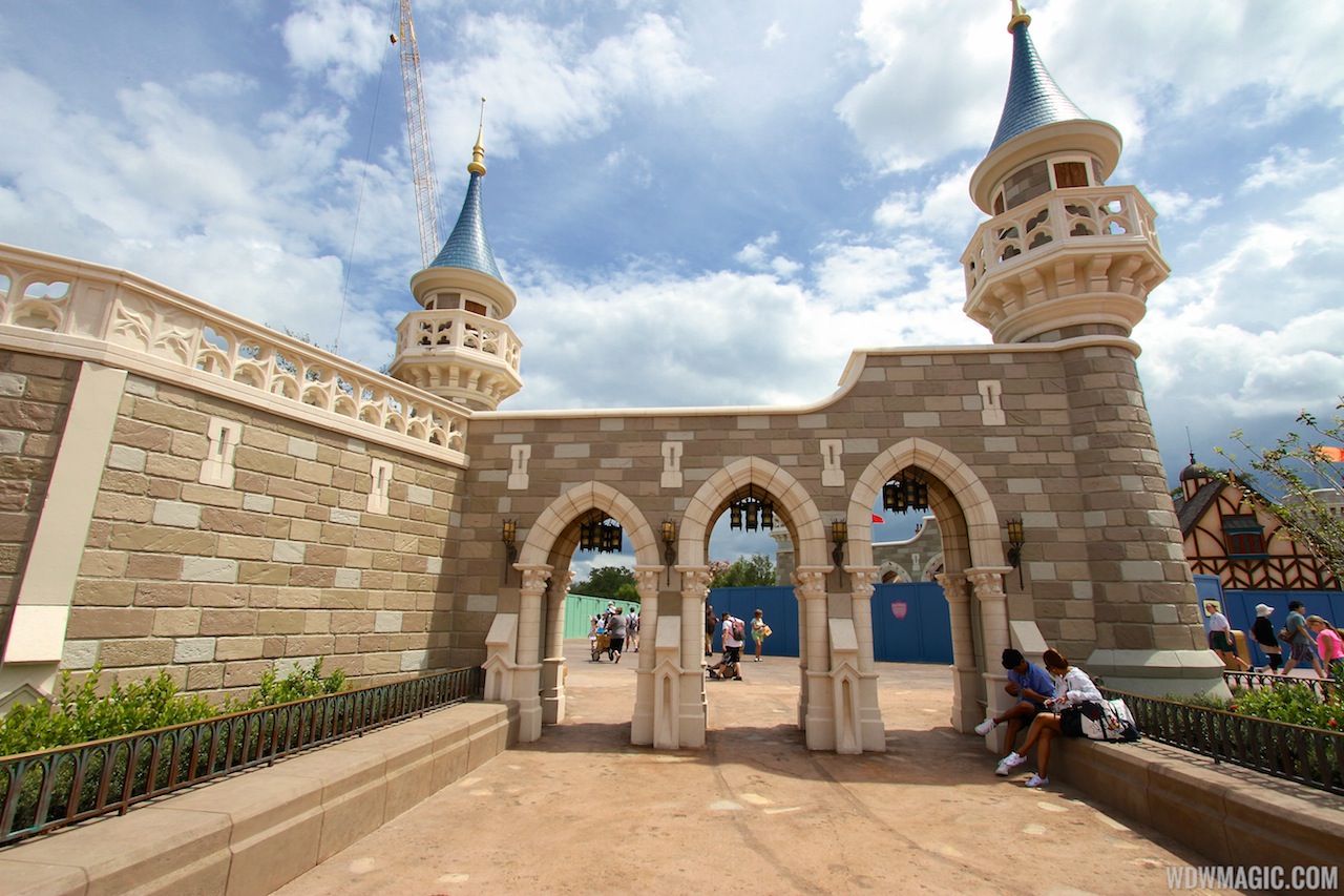 Enchanted Forest Magic Kingdom Castle Walls