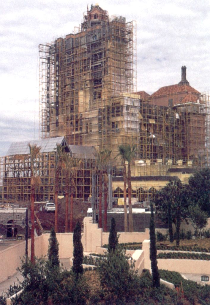 Construction of the Tower of Terror