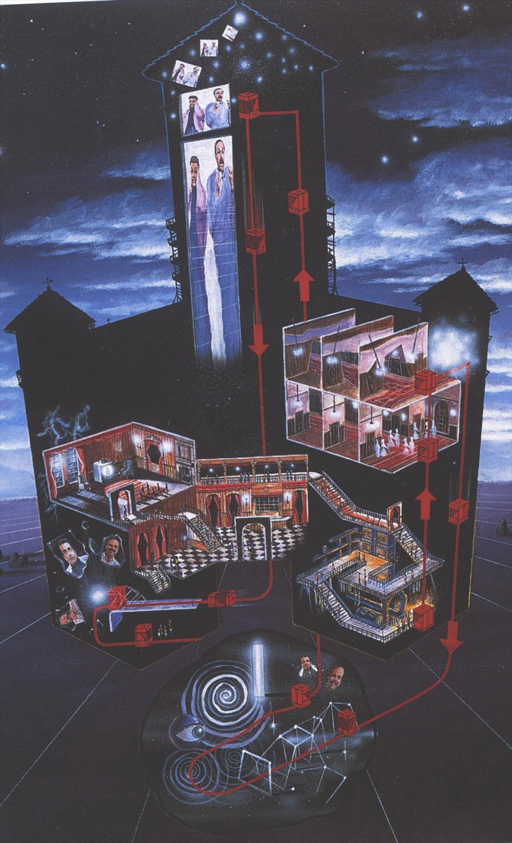 Early concept art of the Tower of Terror