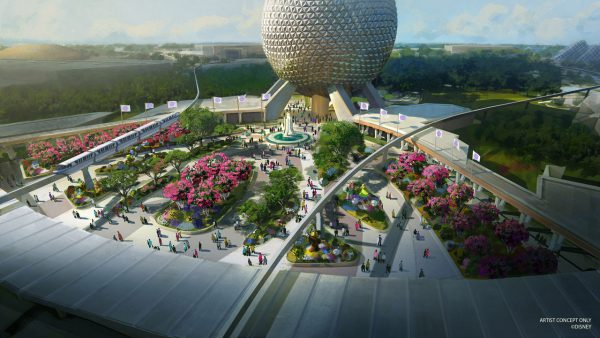 New Epcot Entrance
