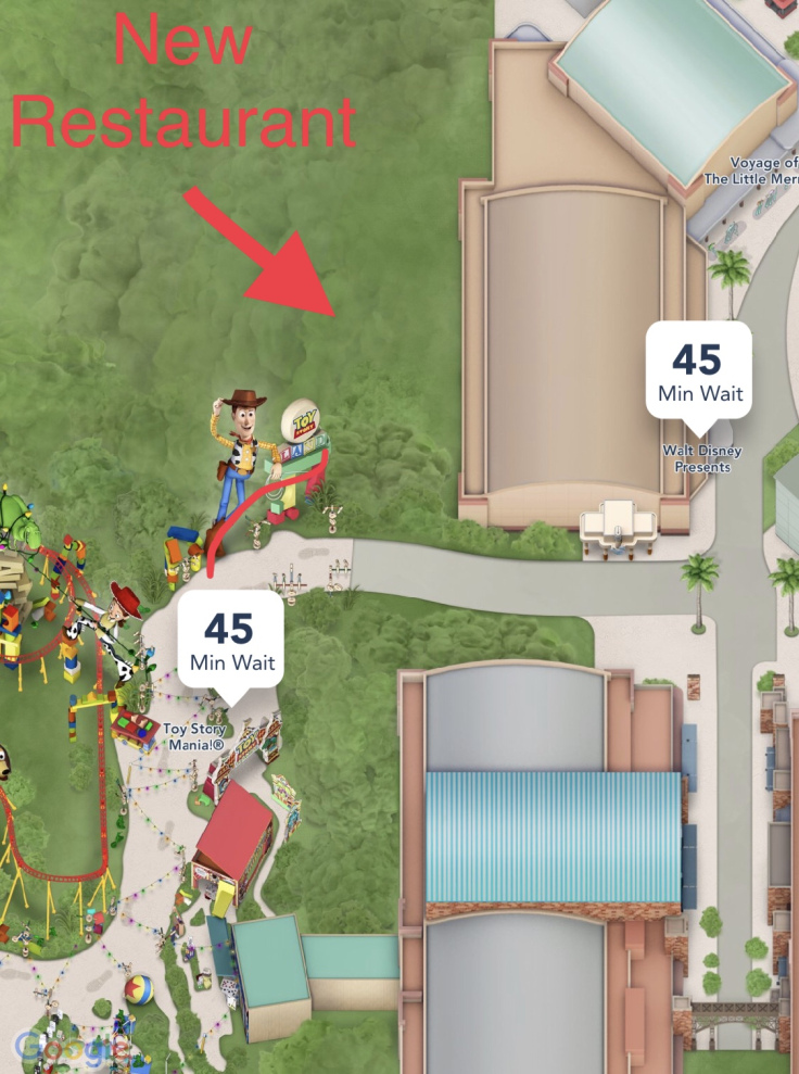 Toy Story Table Service Restaraunt Location