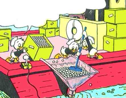 Donald Duck Sunken Yacht