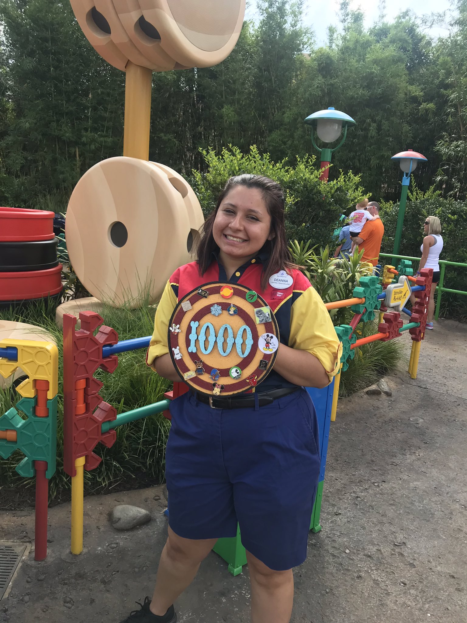 Cast Member Pin Board