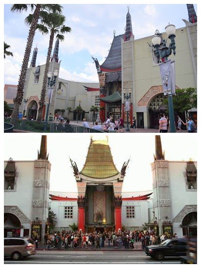 Grauman's Chinese Theatre Hollywood Studios Comparision