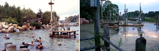 Abandoned River Country Before and After