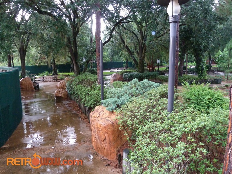 Fence around River Country