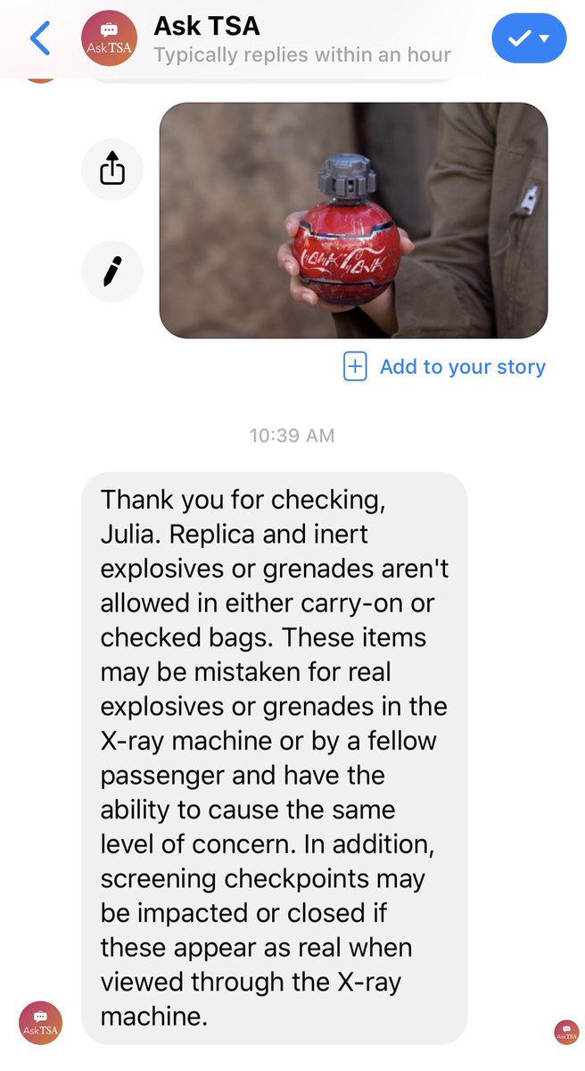 Galaxy's Edge TSA Rules