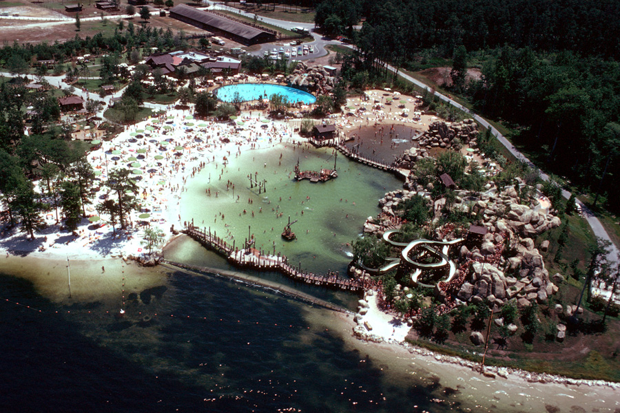 Aerial image of River Country Waterpark