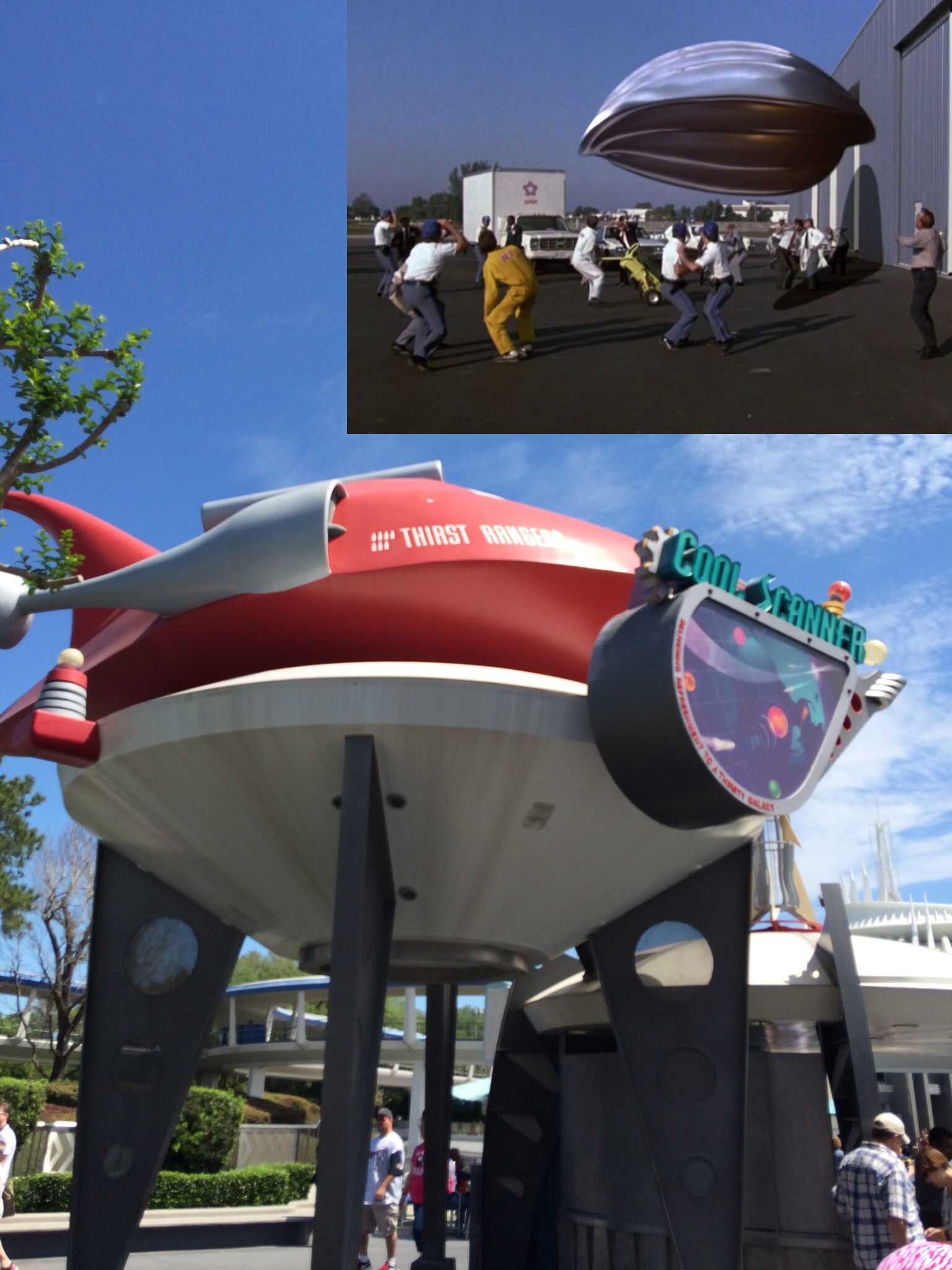 Spaceship from Flight of the Navigator at Magic Kingdom