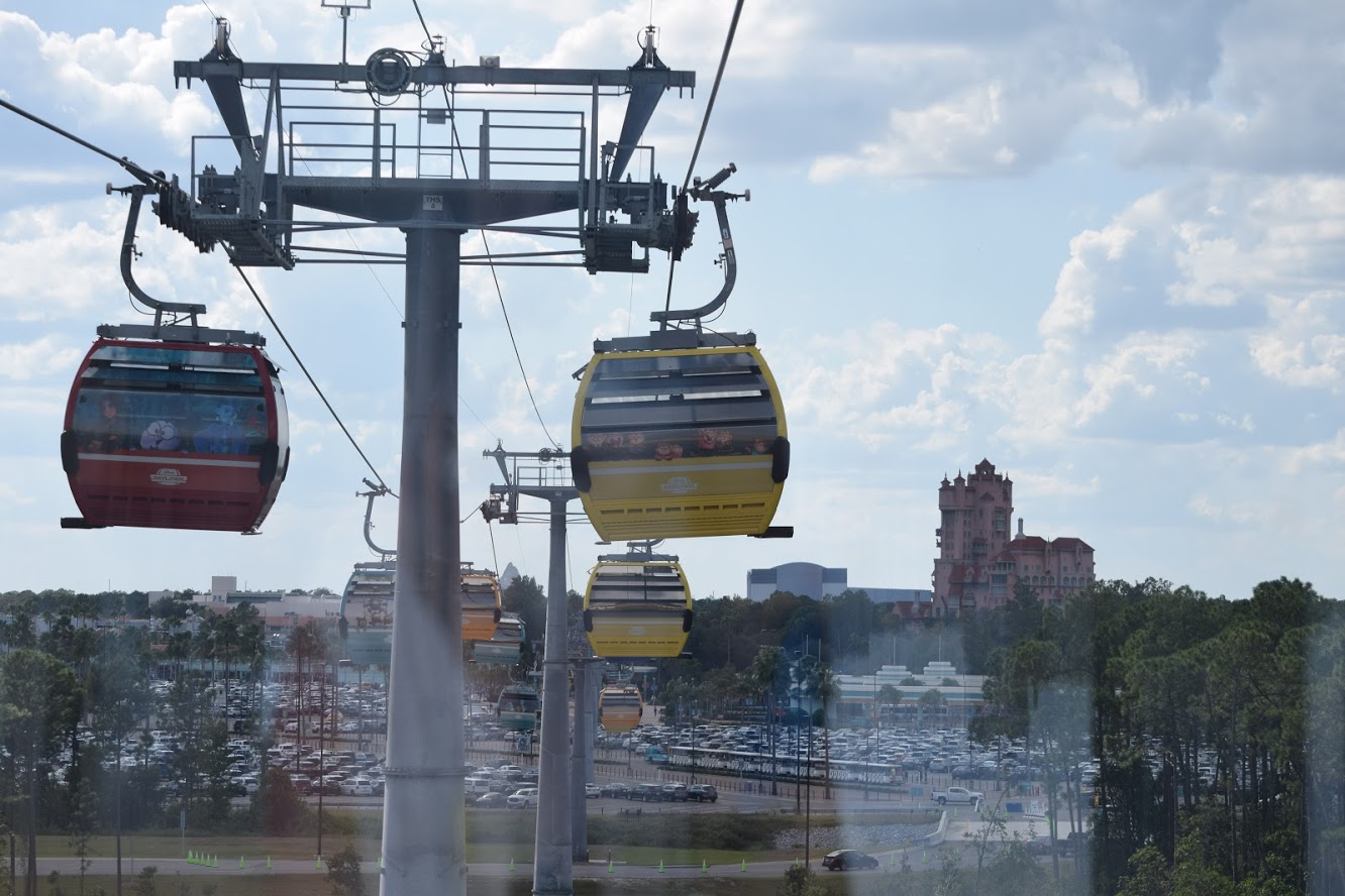 View from the Skyliner