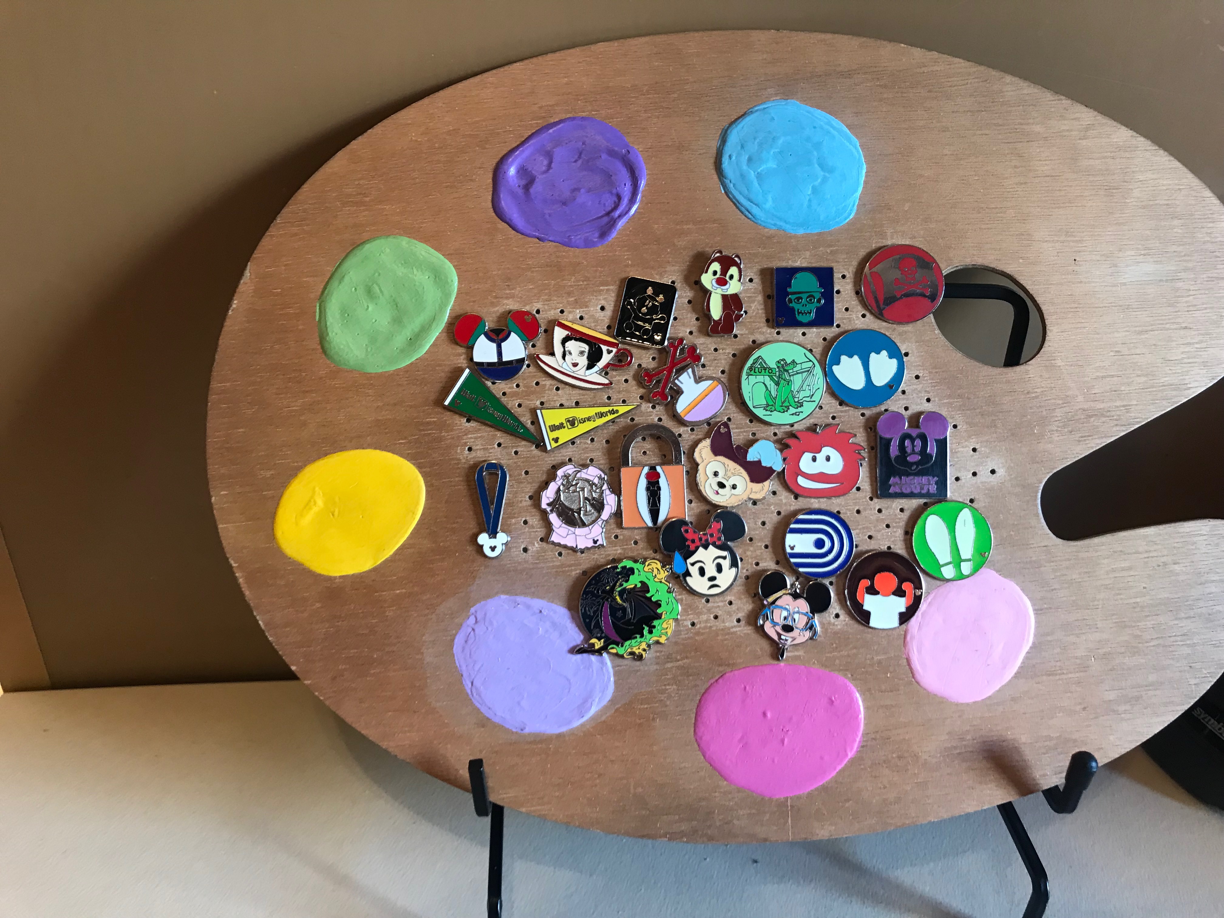 Pin Board Artists Palette
