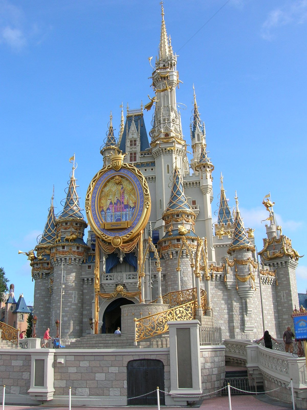 Magic Kingdom Gold Castle renovation 2020
