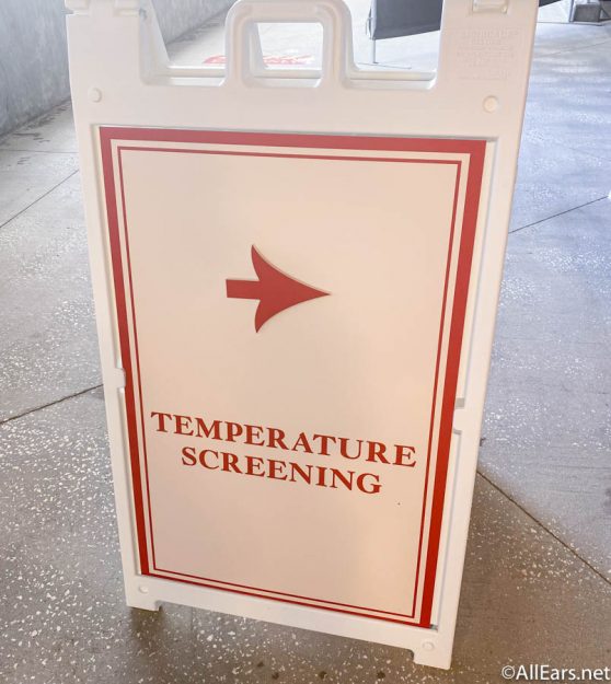 Temperature Screenings at Disney