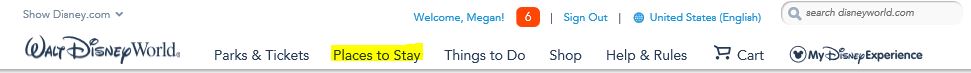 Booking a disney hotel reservation