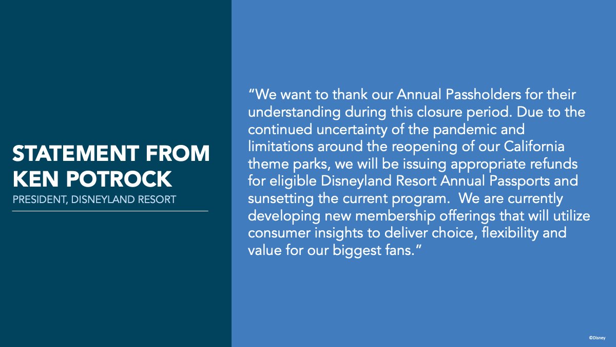 Disneyland Cancels APs