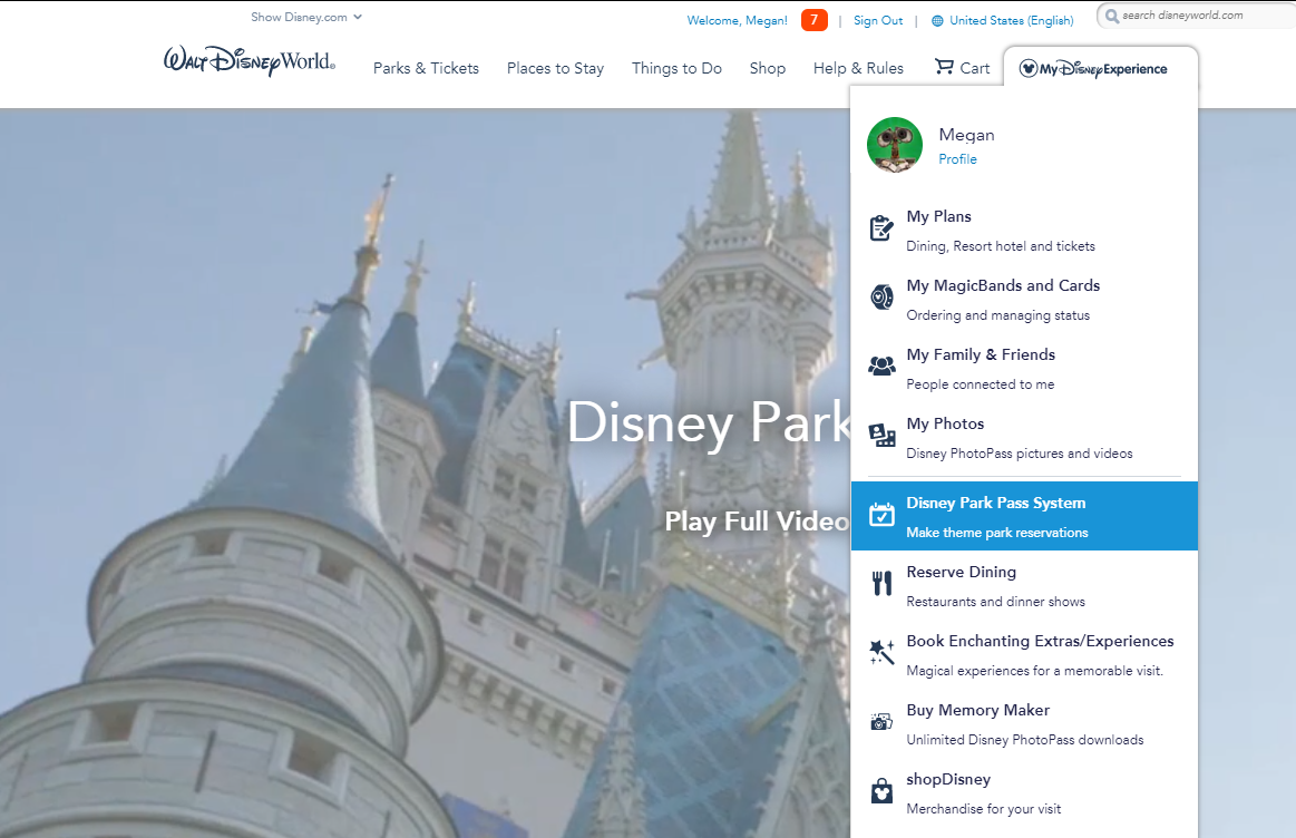 when should I book a park pass at disney?