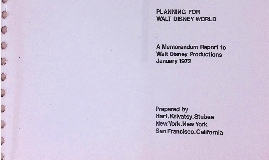 Cover photo of EPCOT study
